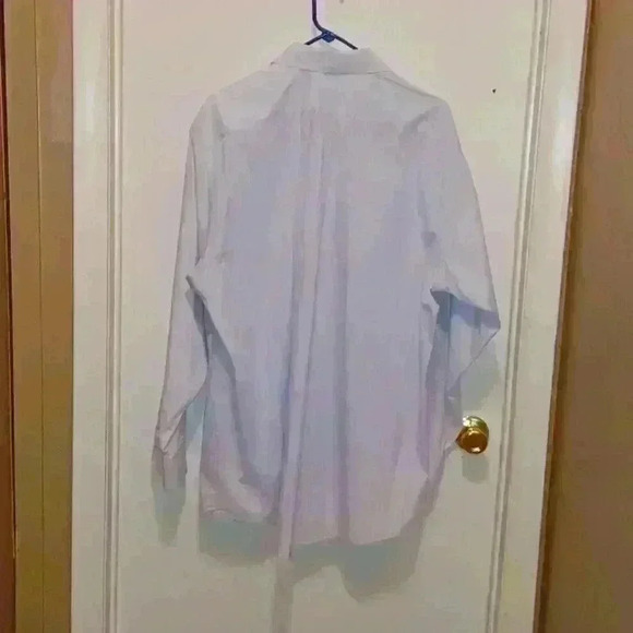 Puritan Lt Blue Long Sleeve Button Down Dress Shirt - Size 17 - Picture 6 of 12